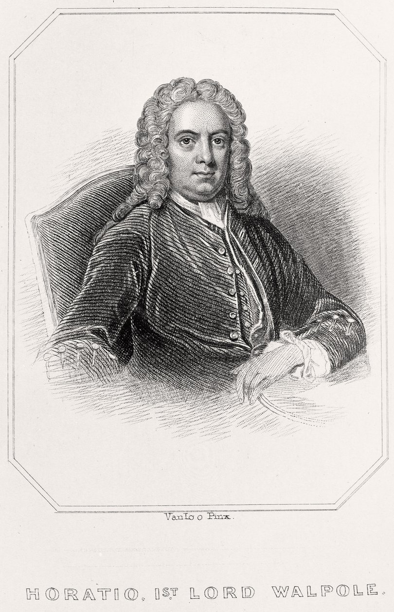 Portrét Horatio, 1. lord Walpole, 1835 od English School
