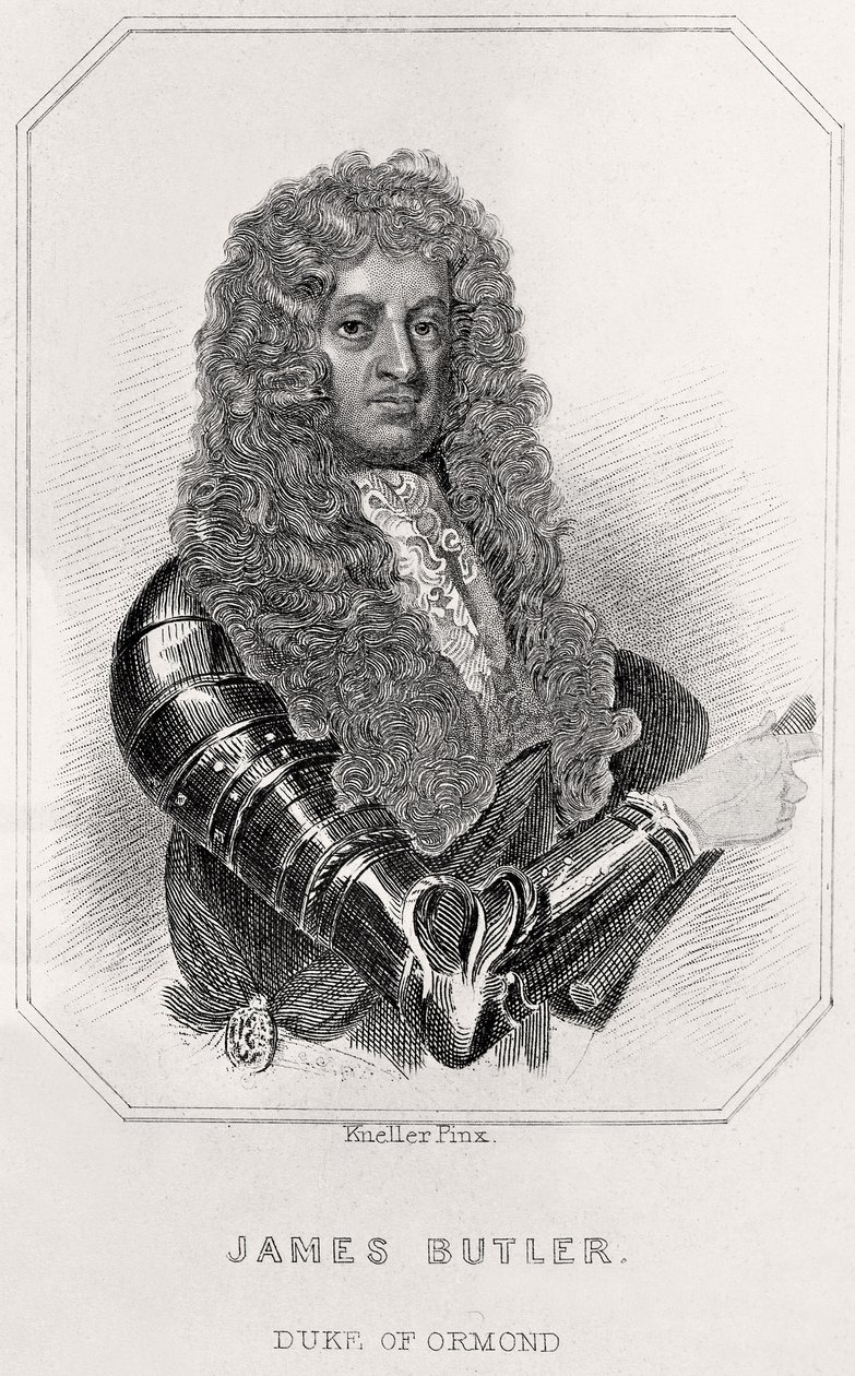Portrét Jamese Butlera, druhého vévody z Ormondu, 1835 od English School