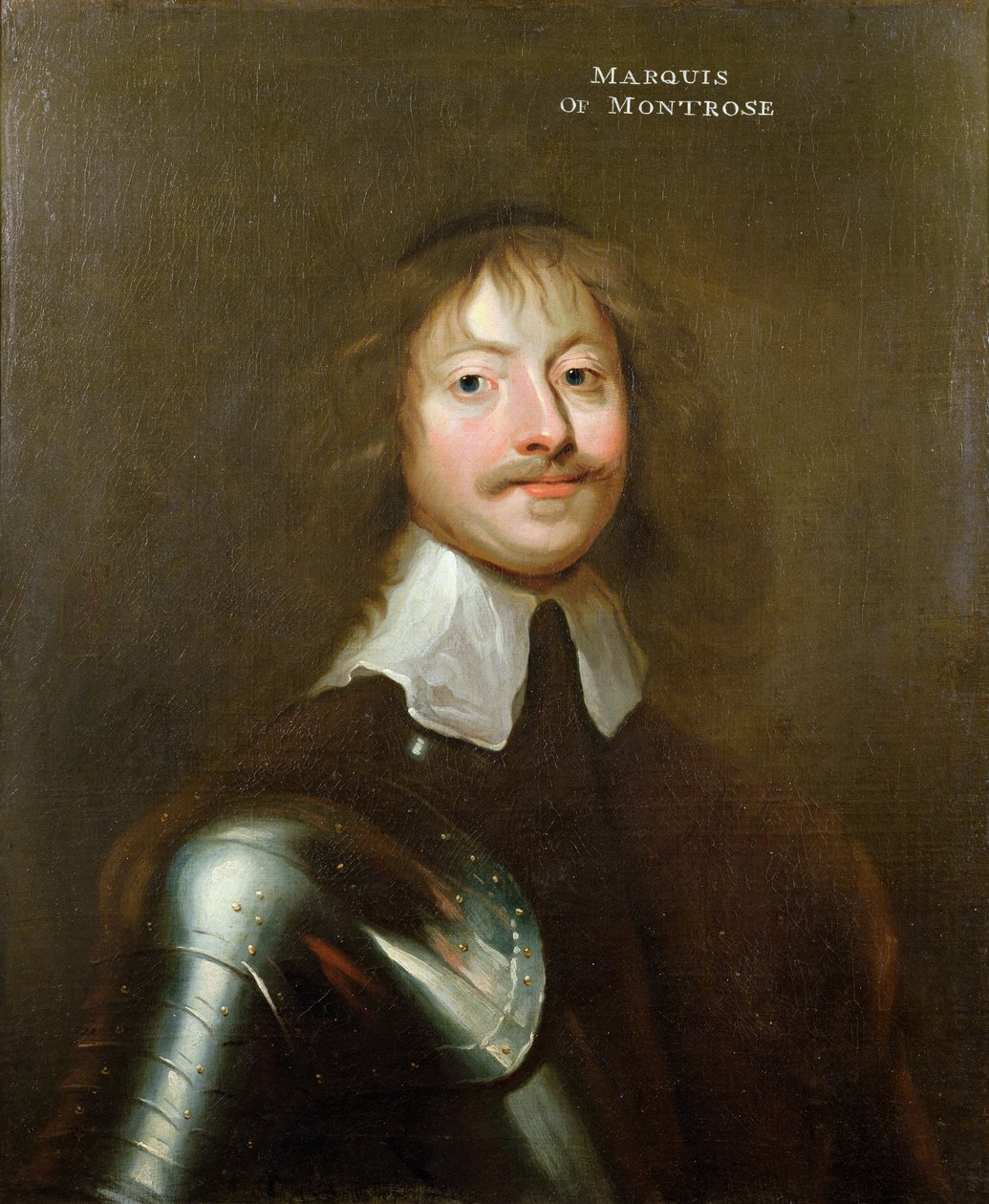 Portrét Jamese Grahama (1612-50) 1. markýz z Montrose, kolem 1640 od English School