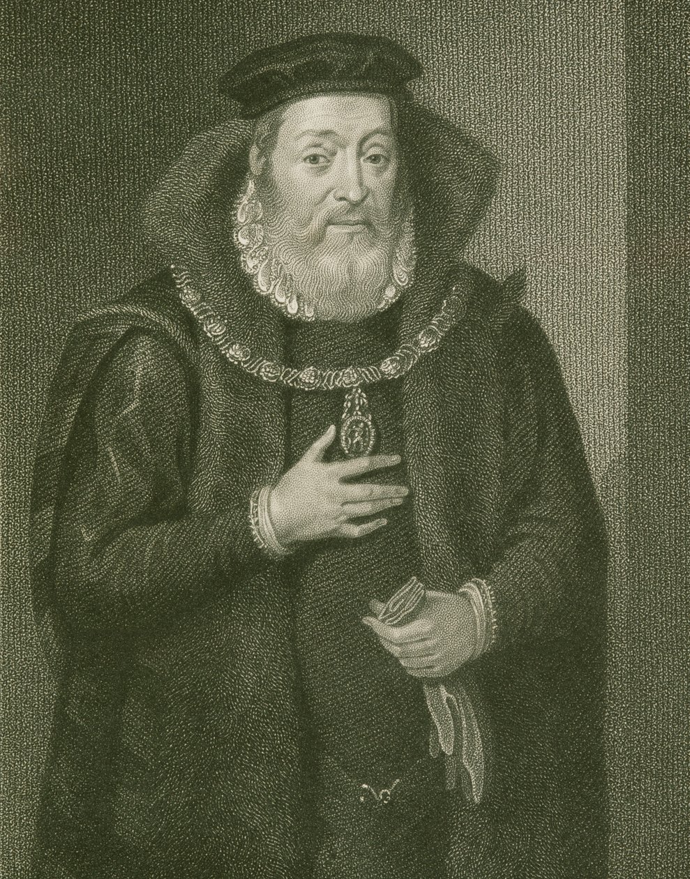 Portrét Jamese Hamiltona (1517-1575) 2. hrabě z Arranu, z 