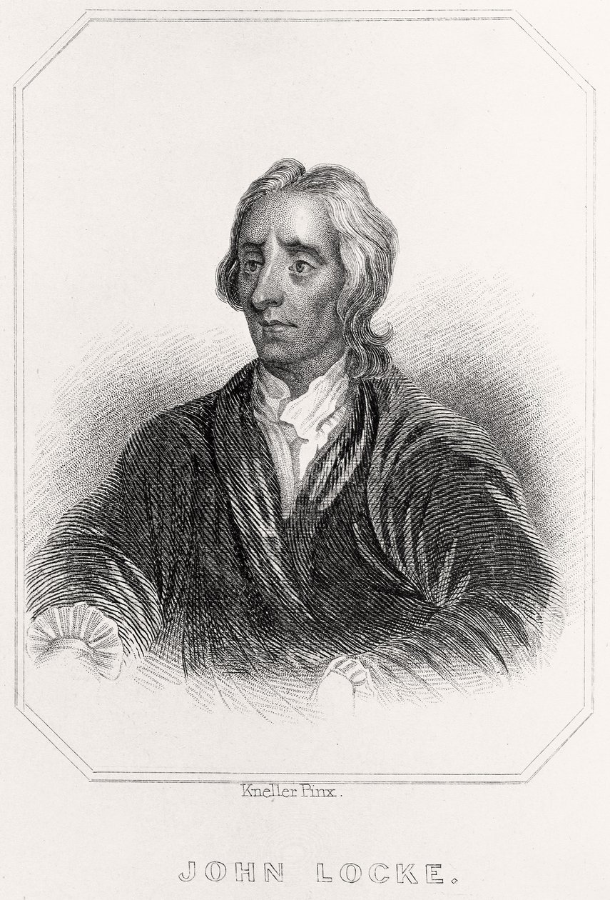 Portrét Johna Locka, 1835 od English School