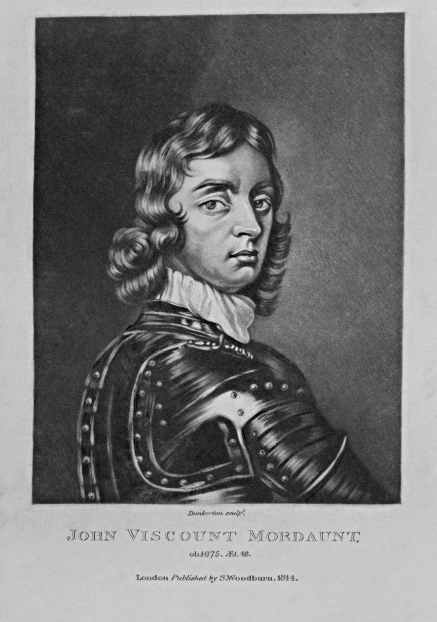 Portrét Johna vikomta Mordaunta z filmu „Postavy slavné v britské historii“ od Richarda Earloma a Charlese Turnera, 1815 od English School