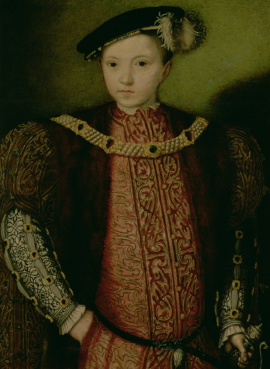 Portrét krále Eduarda VI (1537-53) 16. století od English School