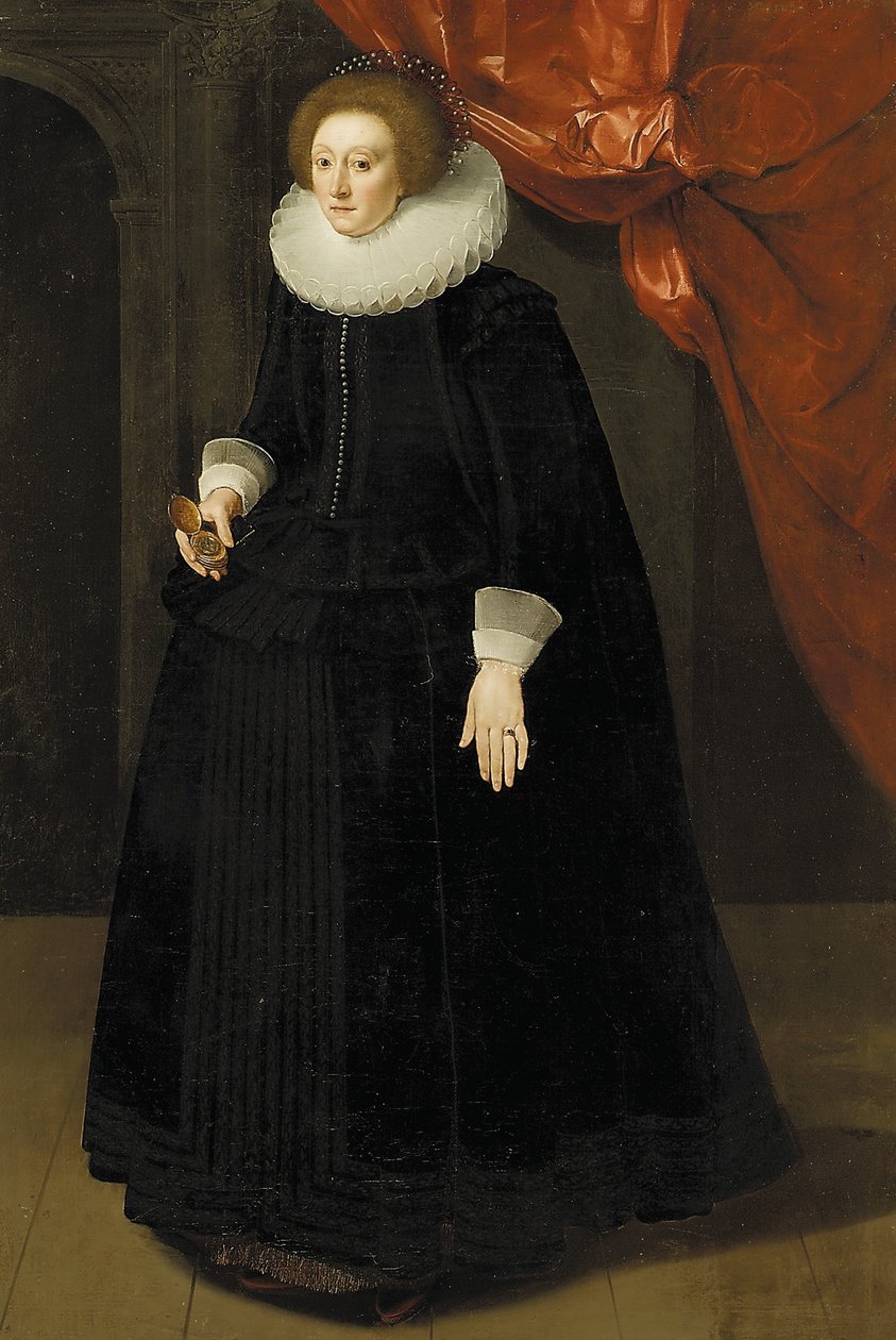 Portrét Lady Harbordové, kolem roku 1630 od English School