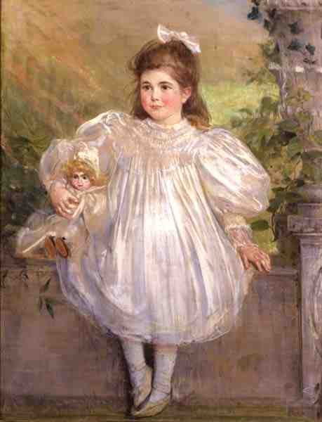 Portrét Margaret Holmes a Court, kolem roku 1890 (pastel) od English School