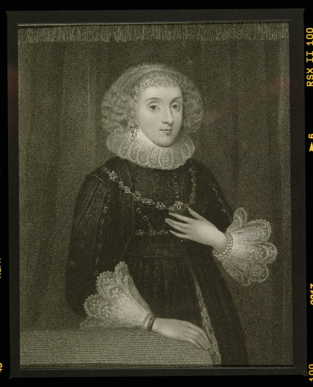 Portrét Mary Herbertové (1561-1621), hraběnky z Pembroke, z 