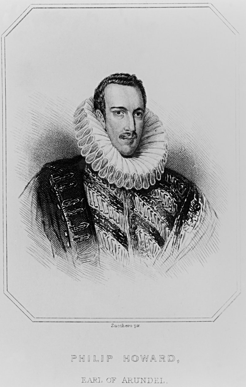 Portrét Philipa Howarda (1557-95) 13. hraběte z Arundel, z „Lodge