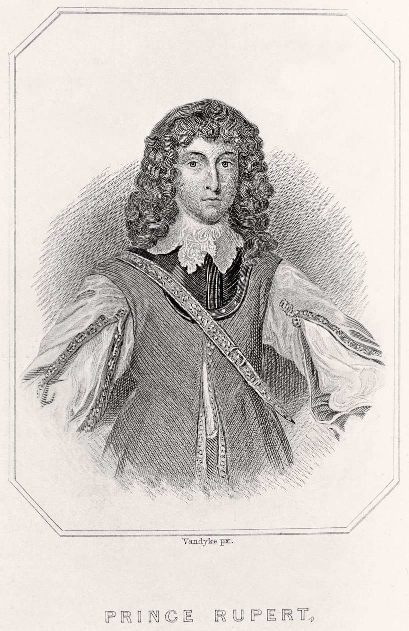 Portrét prince Ruperta, 1835 od English School