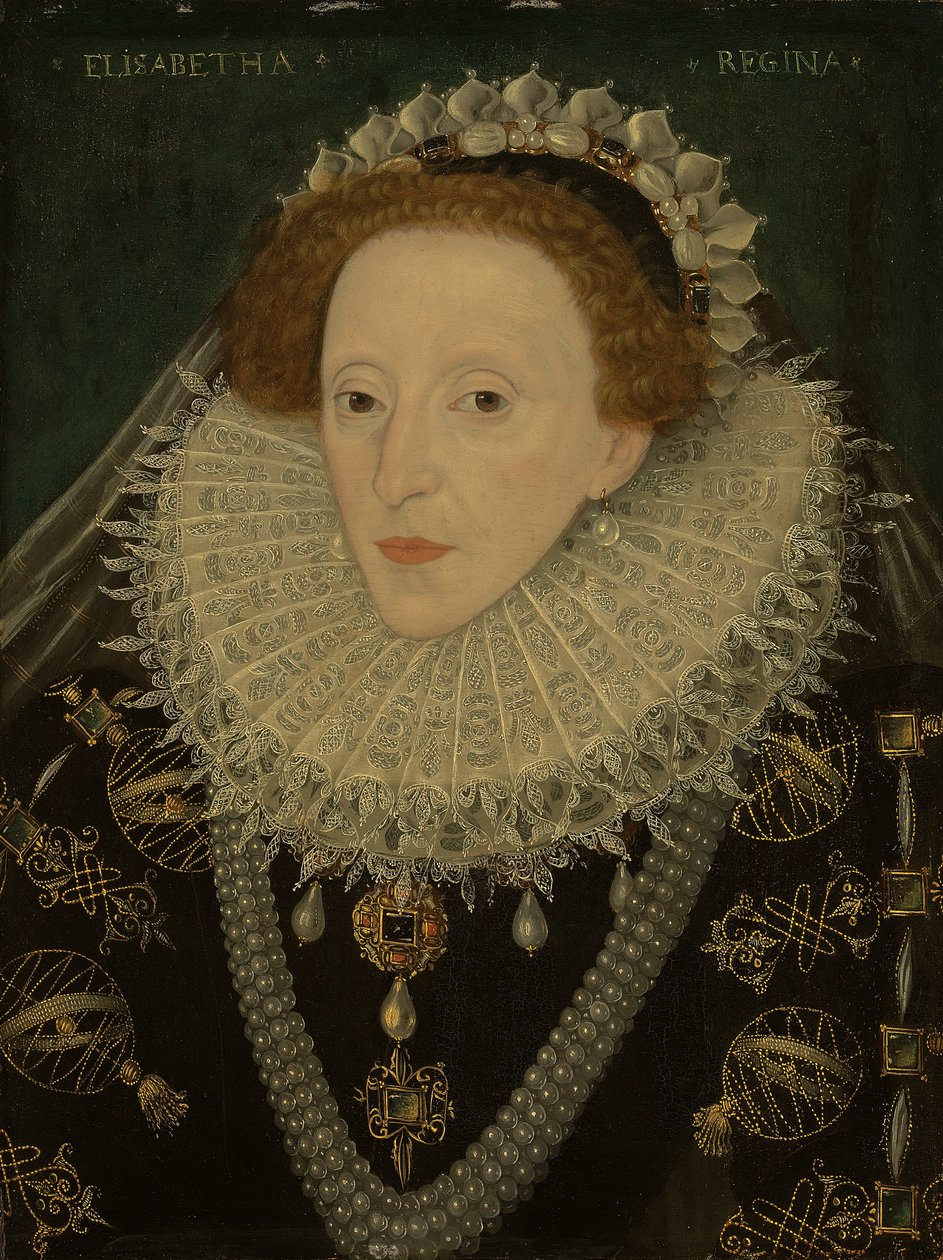 Portrét královny Alžběty I., kolem roku 1580 od English School