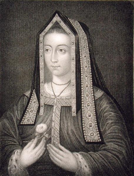 Portrét královny Alžběty z Yorku (1466-1502), z 