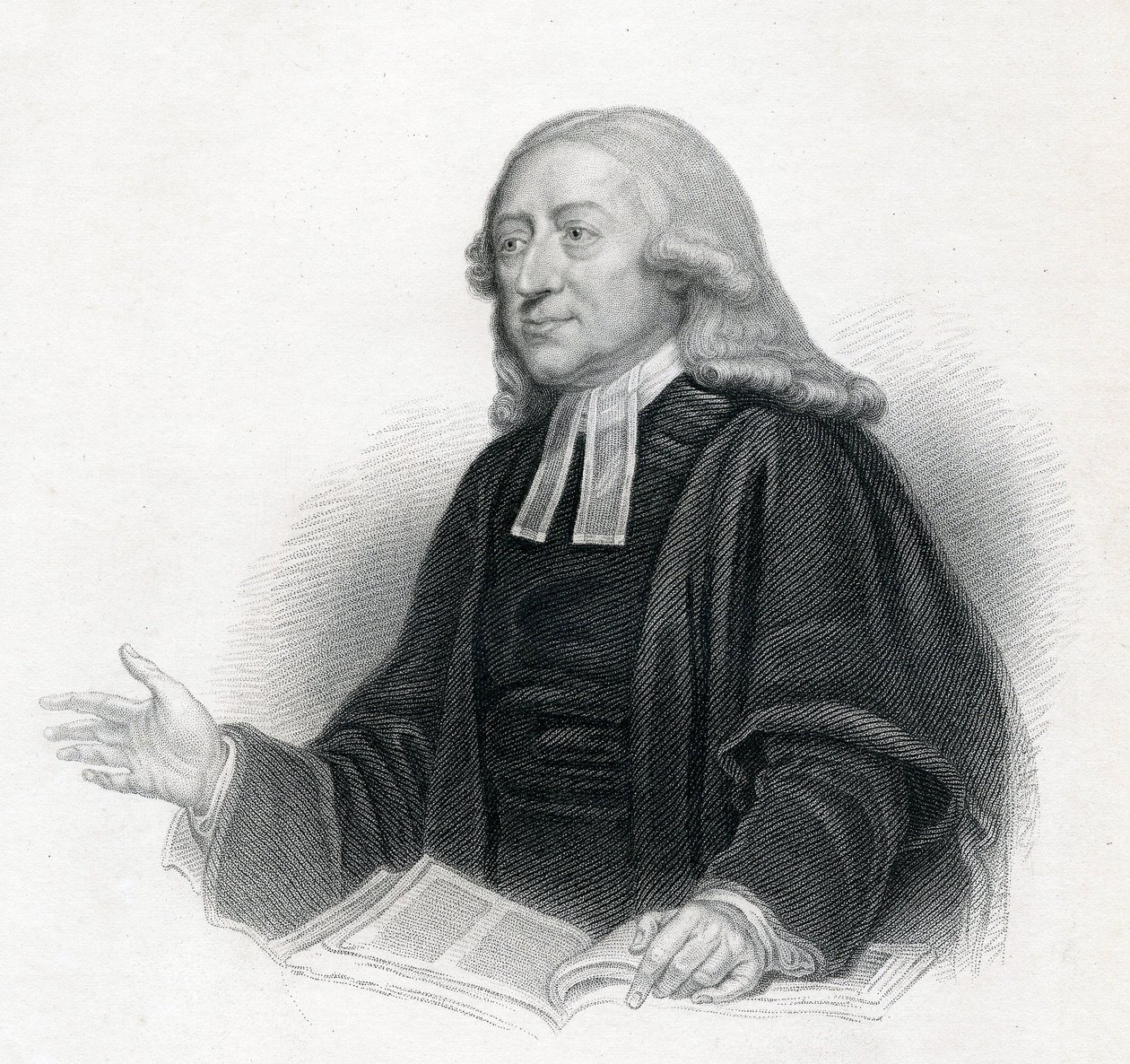 Portrét reverenda Johna Wesleyho A. M., 19. století od English School