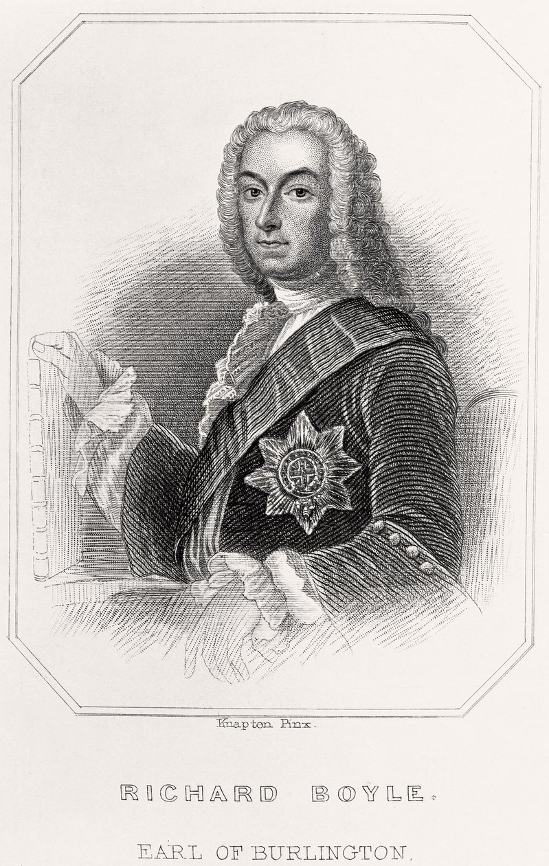 Portrét Richarda Boylea, hraběte z Burlingtonu, 1835 od English School