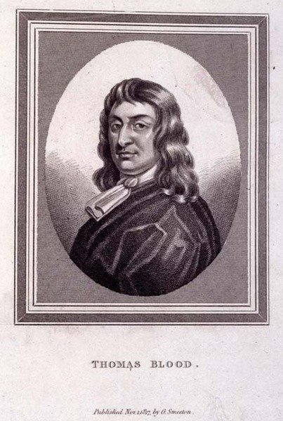 Portrét Thomase Blooda (asi 1618-80), hospoda. od G. Smeetona od English School