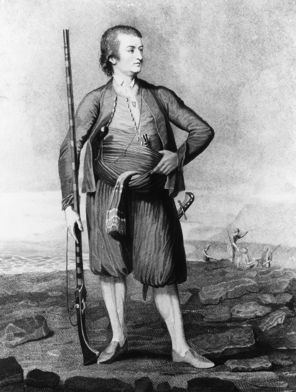 Portrét Thomase Howarda (1747-91), hraběte z Effinghamu, na jeho cestách, 1790 od English School