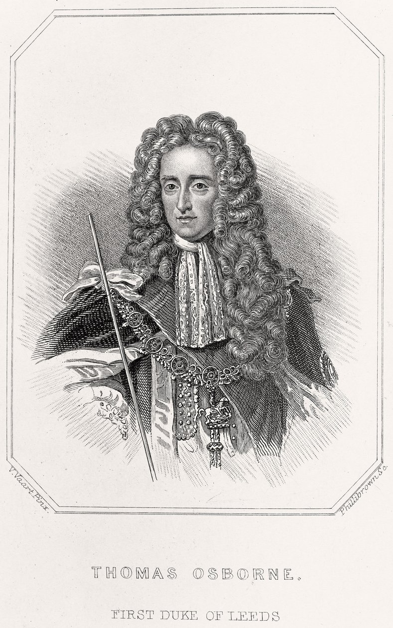 Portrét Thomase Osbornea, prvního vévody z Leedsu, 1835 od English School