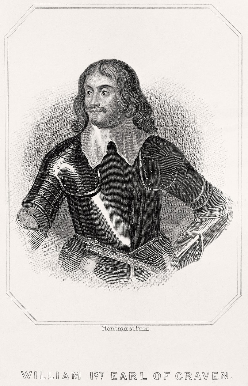 Portrét Williama, 1. hraběte z Craven, 1835 od English School