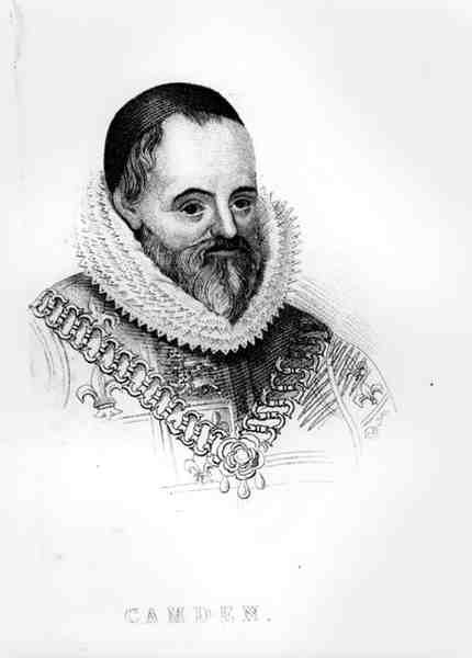 Portrét Williama Camdena (1551-1623) od English School