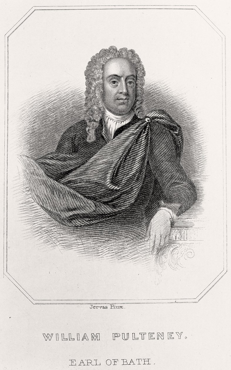 Portrét Williama Pulteneyho, hraběte z Bathu, 1835 od English School