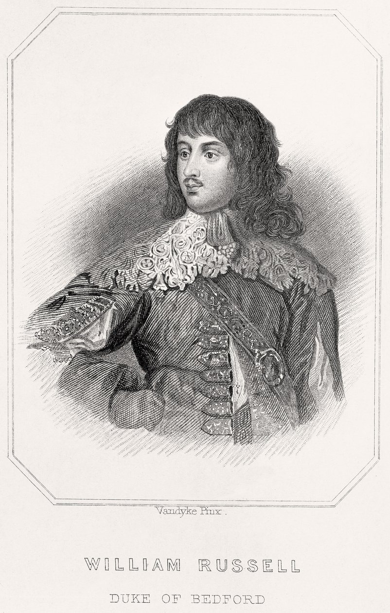 Portrét Williama Russella, vévody z Bedfordu, 1835 od English School