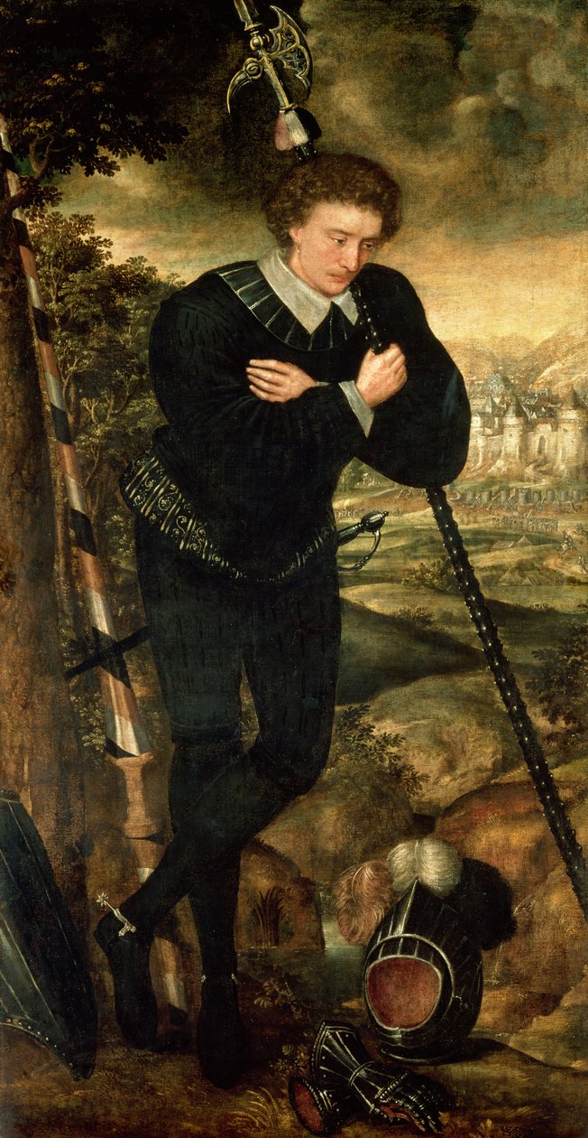 Portrét gentlemana, tradičně identifikovaného jako Sir Robert Sidney od English School