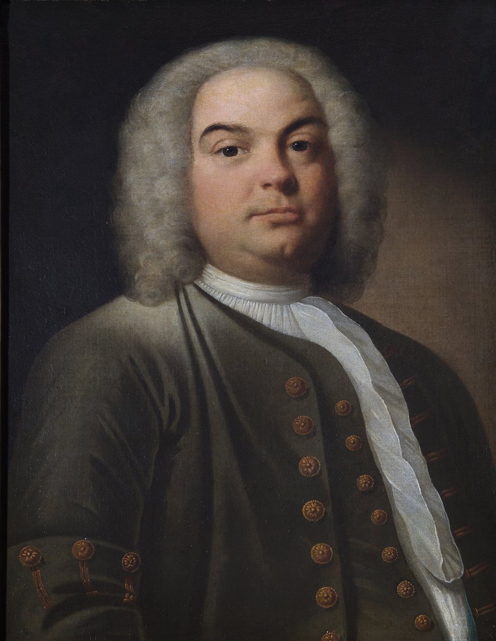 Portrét gentlemana, jménem George Frederick Handel od English School