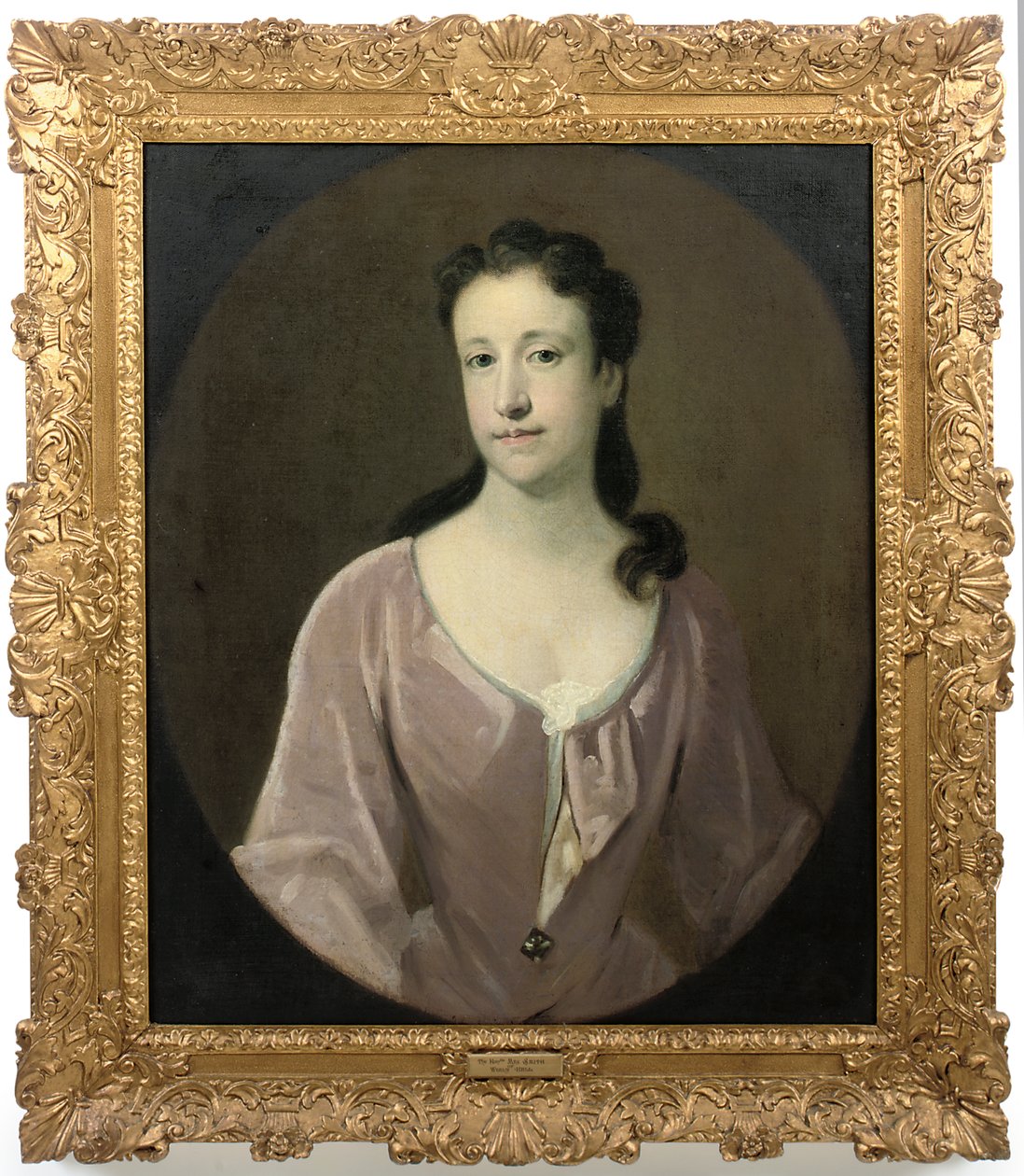 Portrét dámy. tradičně identifikovaná jako paní Dorothy Smithová, rozená Barret-Lennard od English School