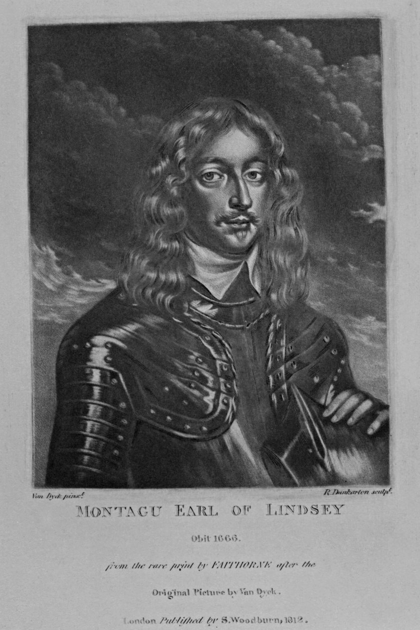 Portrét 2. hraběte z Lindsay, z „Postavy slavné v britské historii“, od Richarda Earloma a Charlese Turnera, 1815 od English School