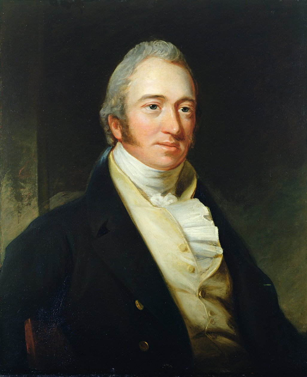 Portrét Rt. Honzo Silver Oliver († 1799) (olej na plátně) od English School