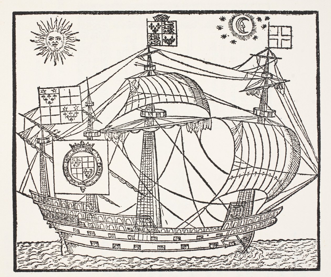 Prognóza věčná, L. & T. Digges, tisk T. Marshe, Londýn, 1576 od English School