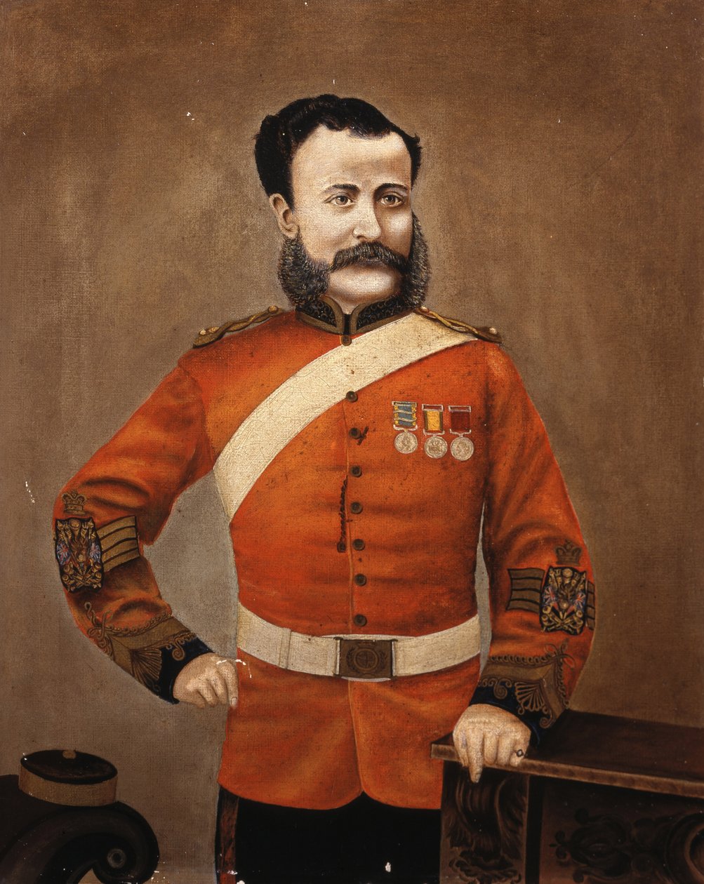 Seržant H. Crisp, Portsmouth Militia Division, Royal Engineers, 1894 od English School