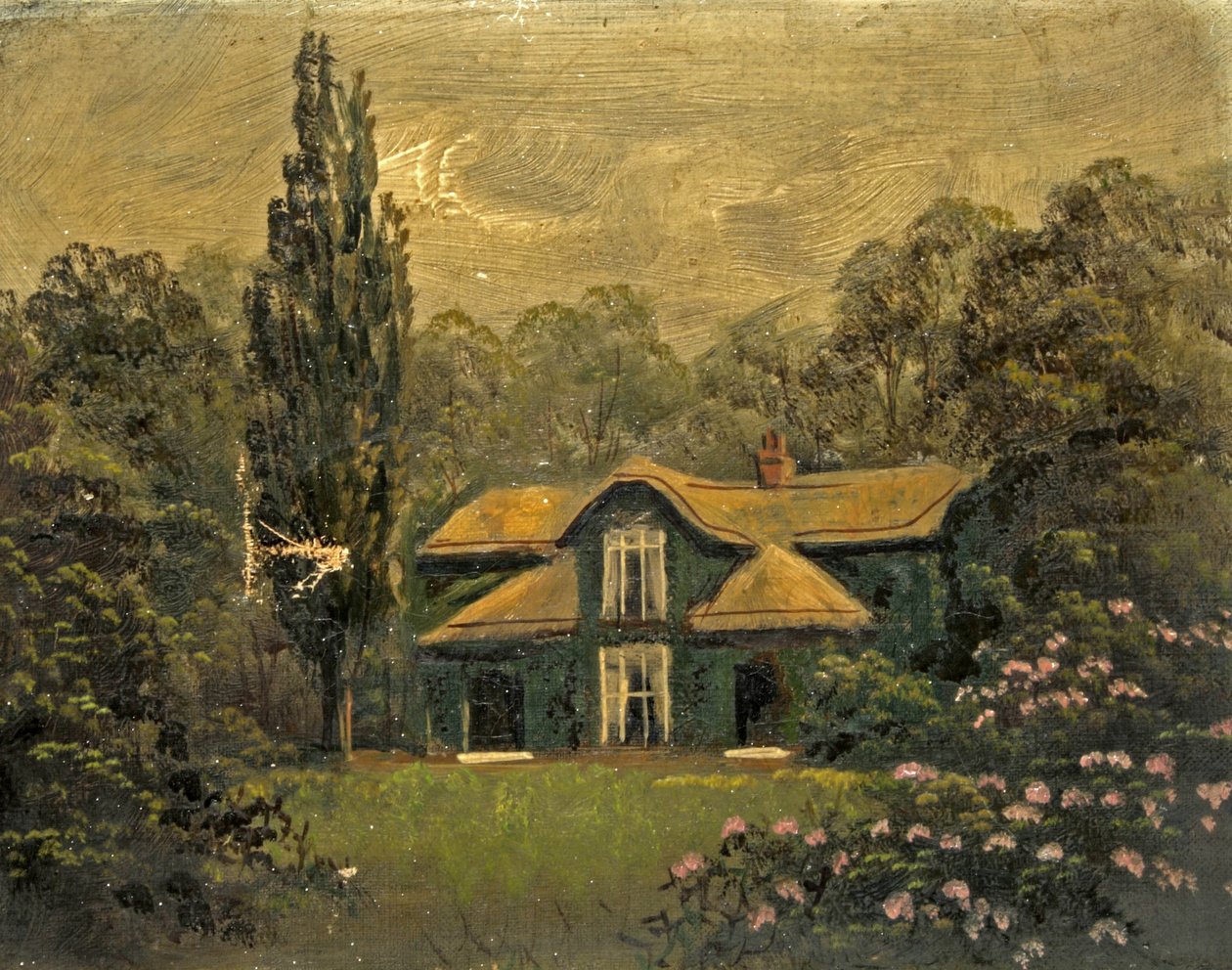 Chata královny Caroline, Kew Gardens, Surrey od English School