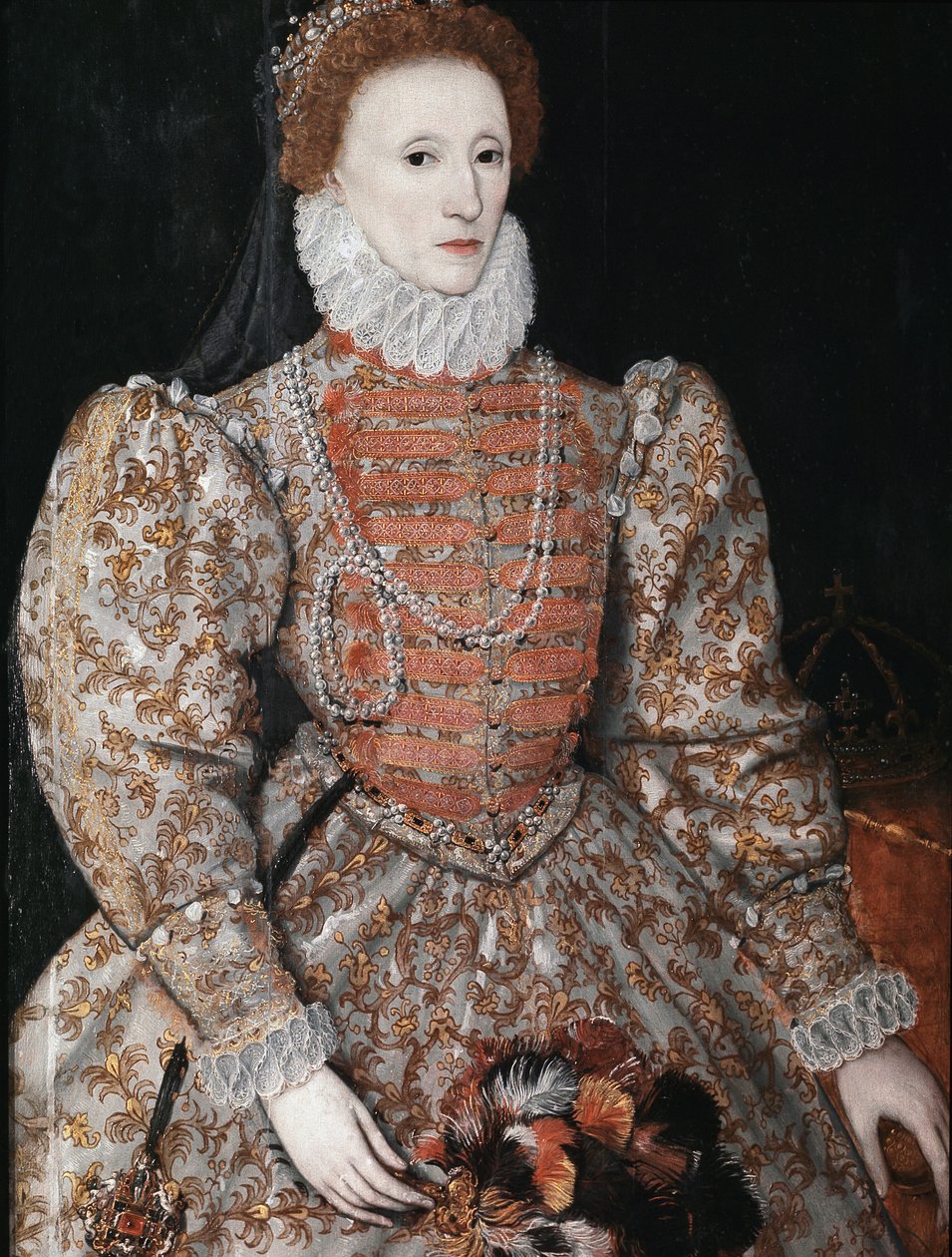 Queen Elizabeth I, c.1575 (olej na panelu) od English School