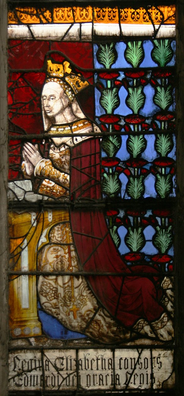 Královna Alžběta Woodville, kolem roku 1480 od English School