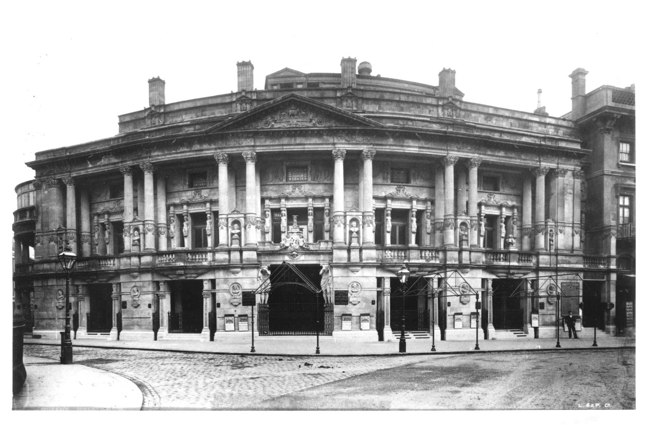 Queens Hall v Langham Place, Londýn, 1896 od English School
