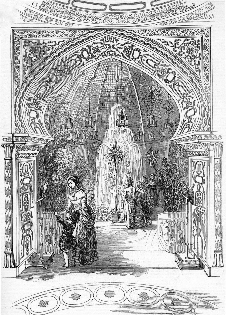 Znovuotevření Kolosea, Regents Park: The Conservatory, 1845 od English School