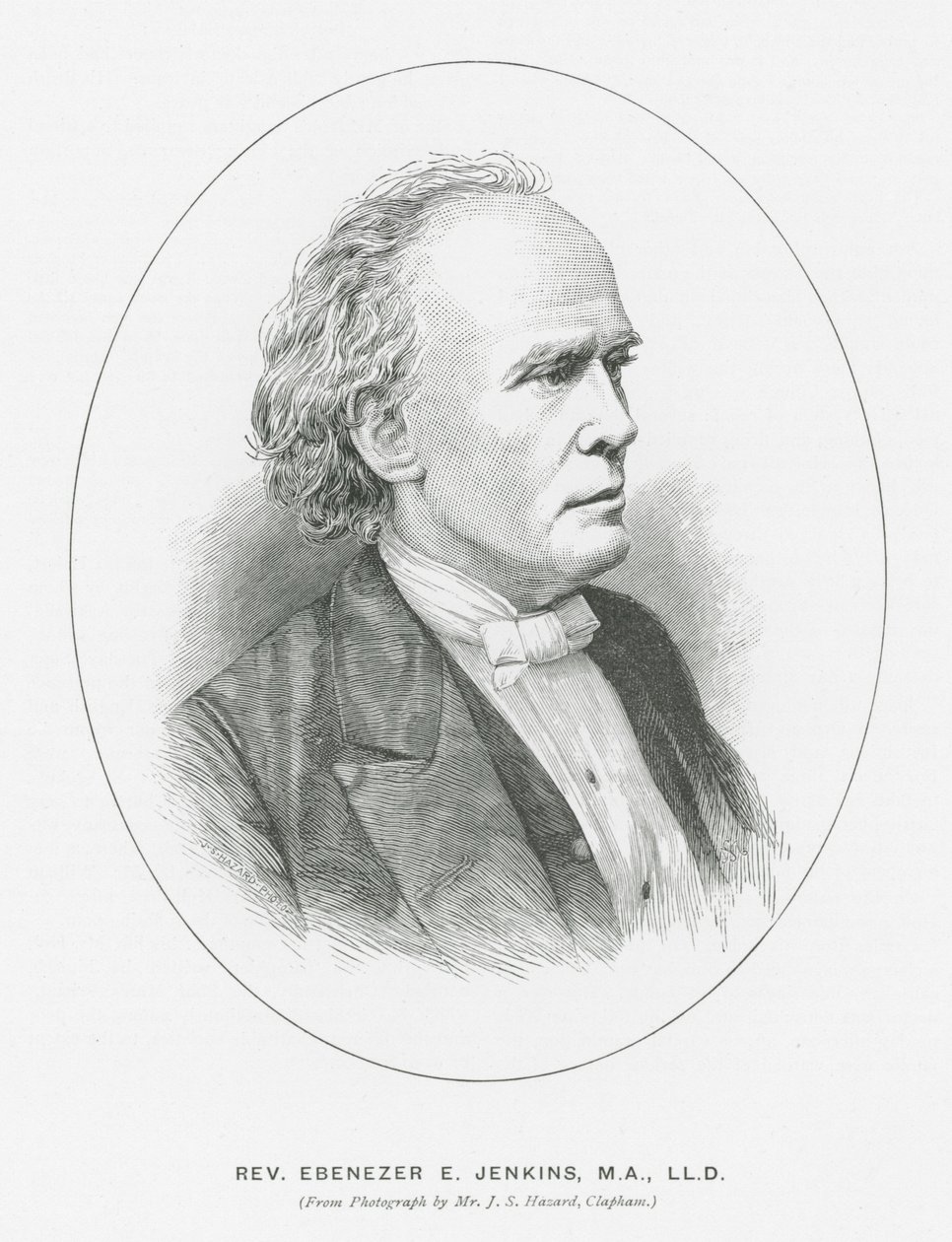 Rev Ebenezer E Jenkins (litografie) od English School