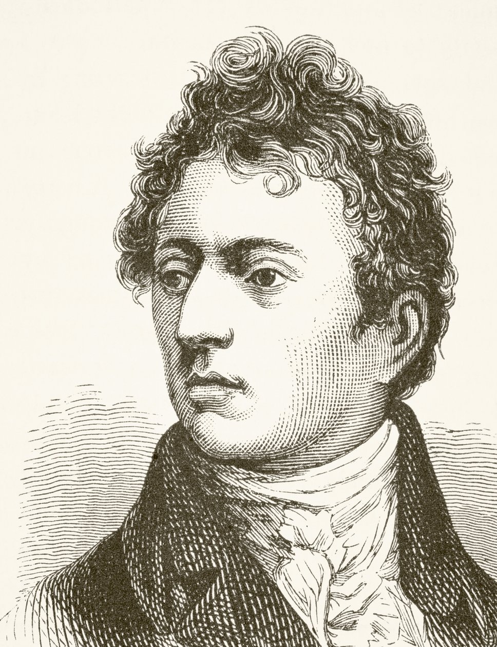Robert Southey, z „Národní a domácí historie Anglie“ od Williama Hickmana Smith Aubrey (1858-1916), vydaný v Londýně, kolem roku 1890 od English School