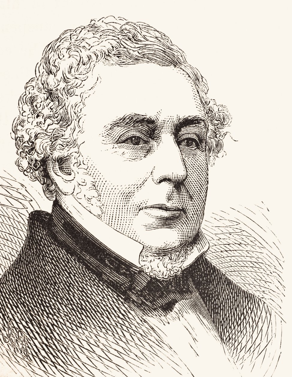 Robert Stephenson, z Národní a domácí historie Anglie od Williama Hickmana Smith Aubrey (1858-1916), vydaný v Londýně, kolem roku 1890 od English School