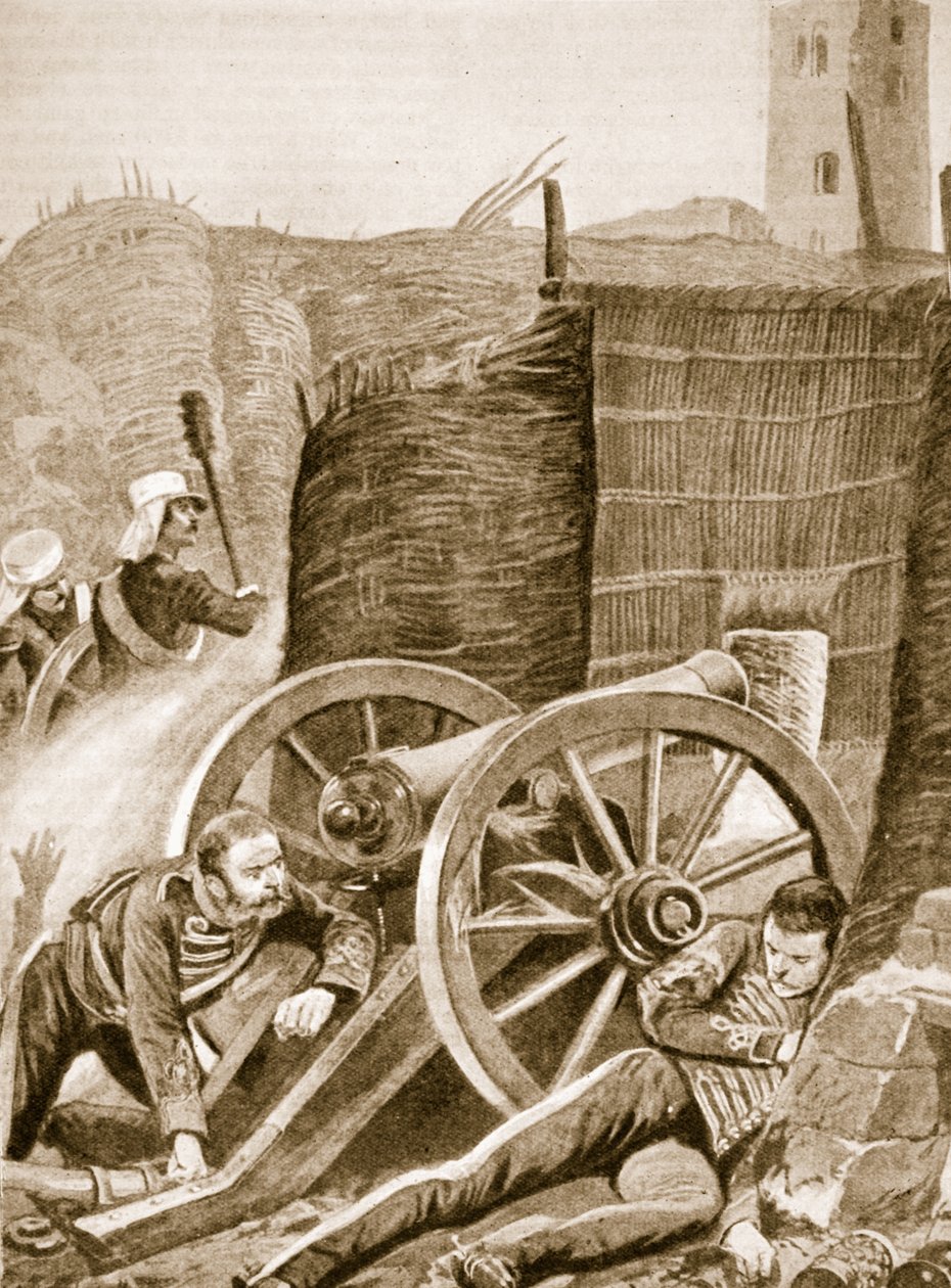 Roberts těsně unikl při obléhání Dillí v září 1857 od English School
