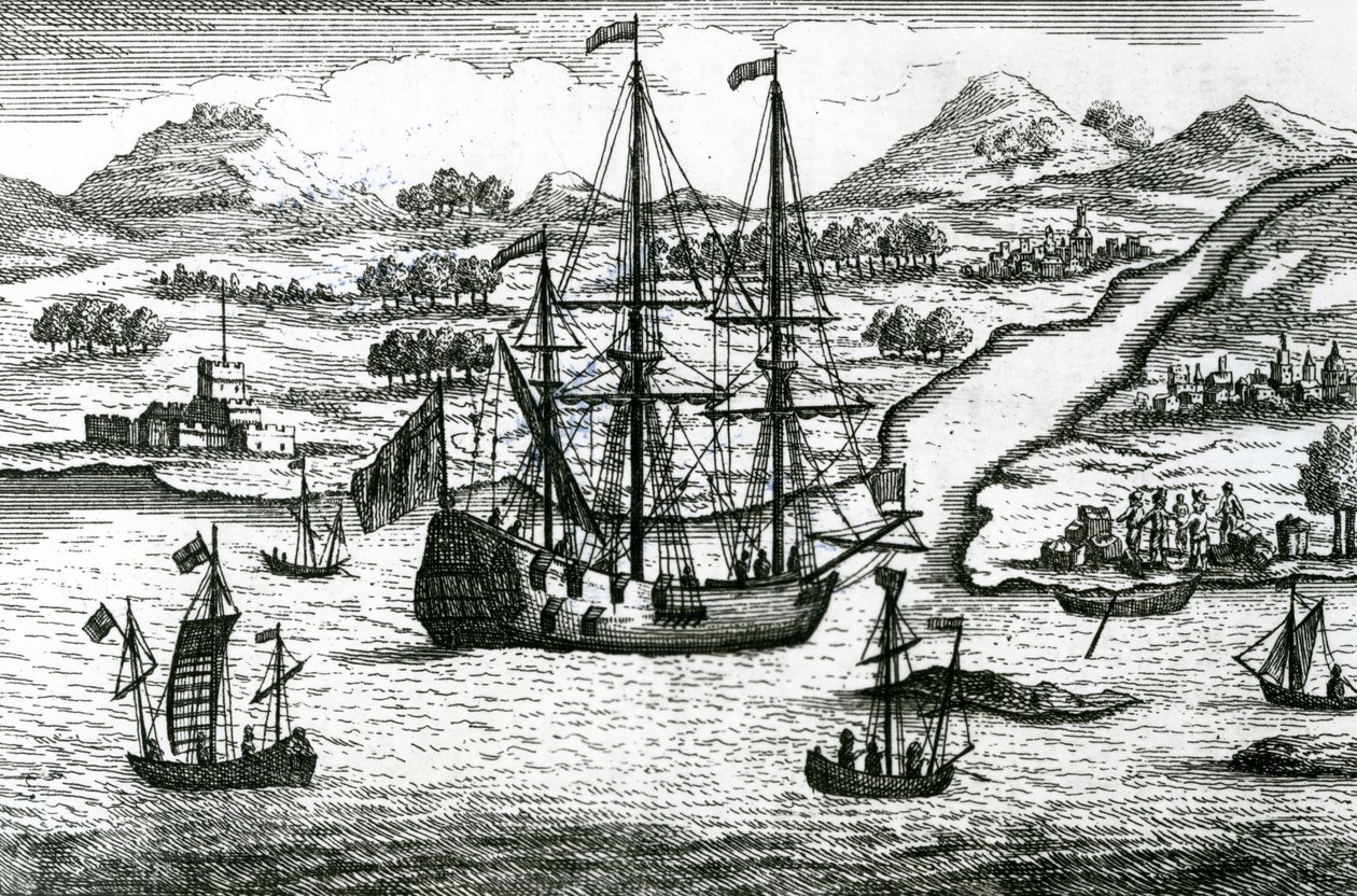 Robinson Crusoe na útěku z Kambodže vpluje do přístavu v severní části Číny od English School