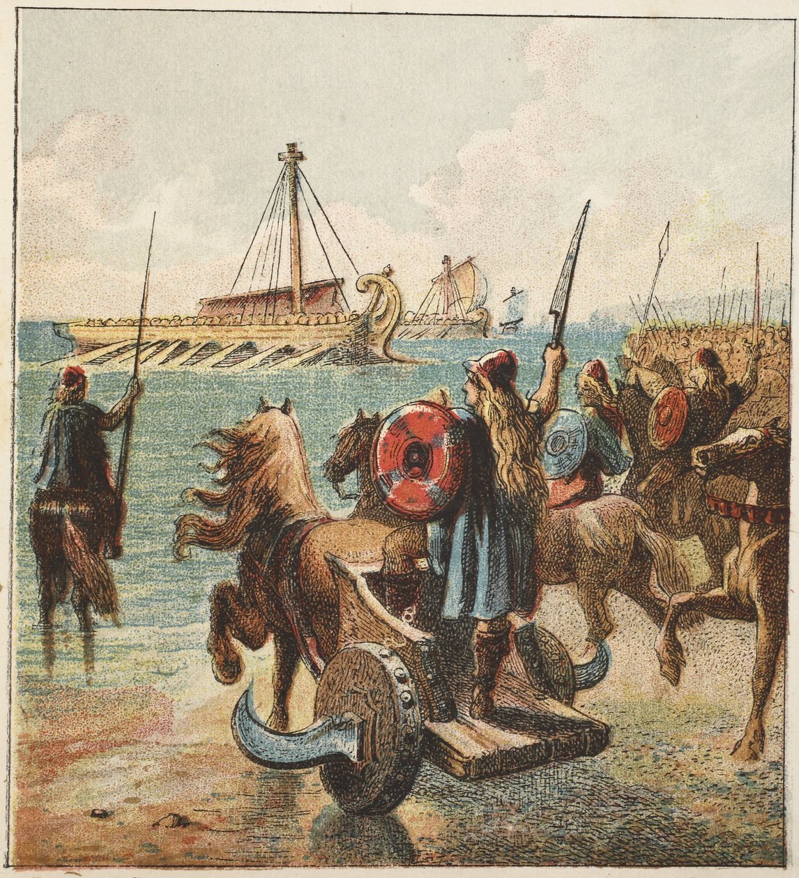 Římané dobyli Británii, hospoda. 1890 od English School