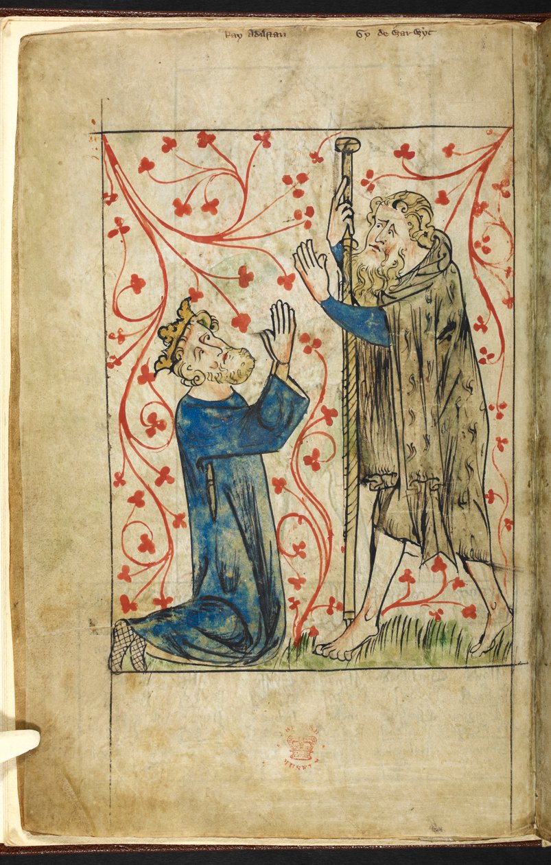 Royal 20 A.II, f.4v Athelstan s Guy of Warwick, z 