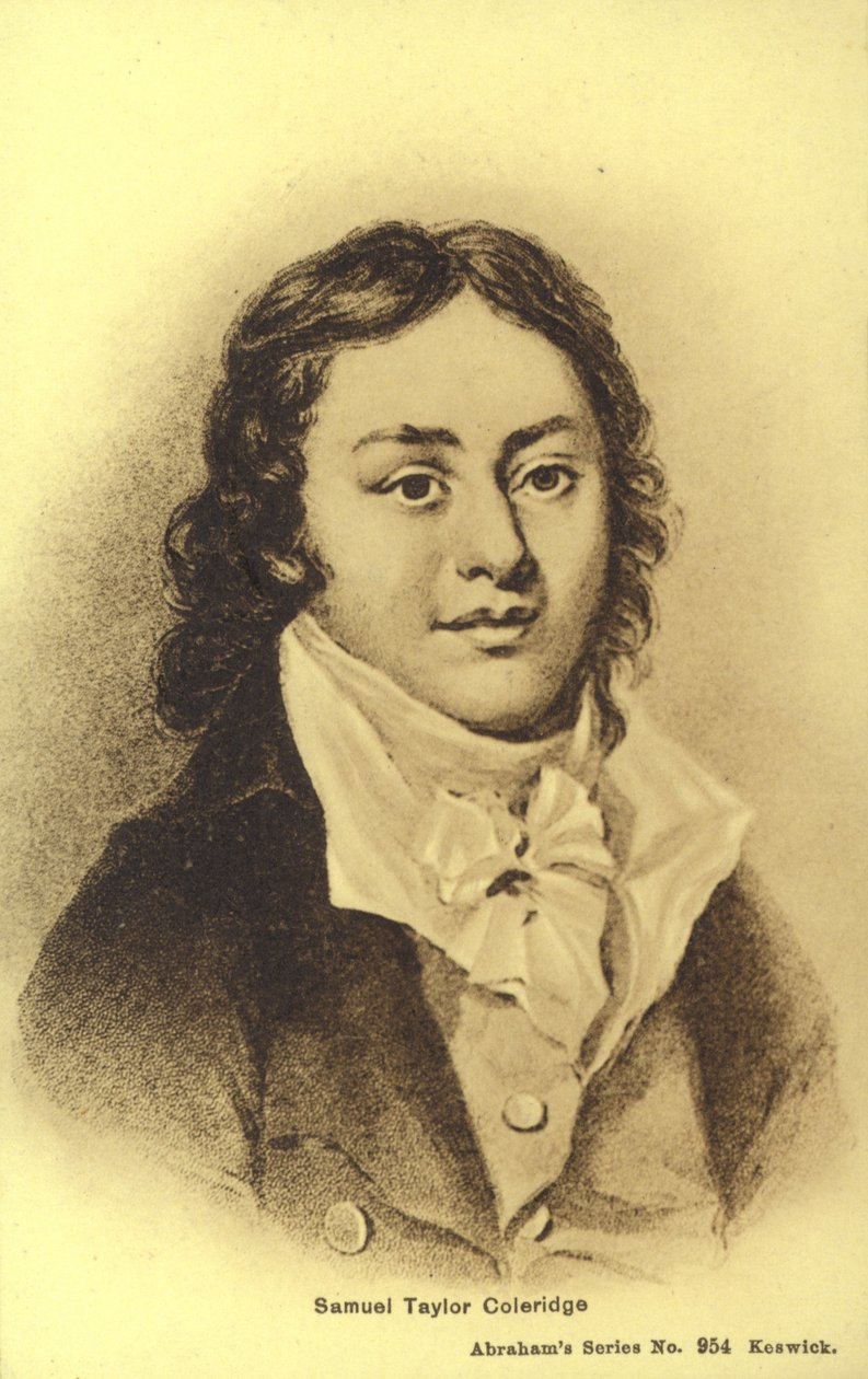 Samuel Taylor Coleridge (1772-1834), anglický básník (litografie) od English School