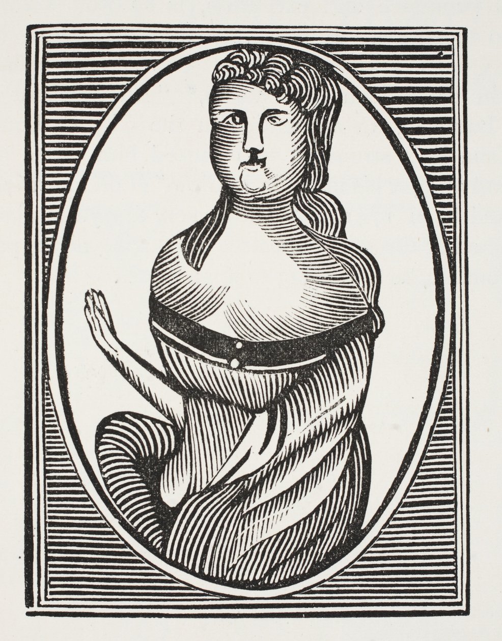 Sarah Millwood, ilustrace z knihy Chap-books of the Eighteenth Century od Johna Ashtona, vyd. 1882 od English School