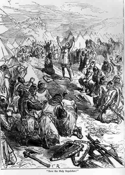 Zachraňte Boží hrob, Richard I (1157-99) Před bitvou u Arsufu, červenec 1191 od English School