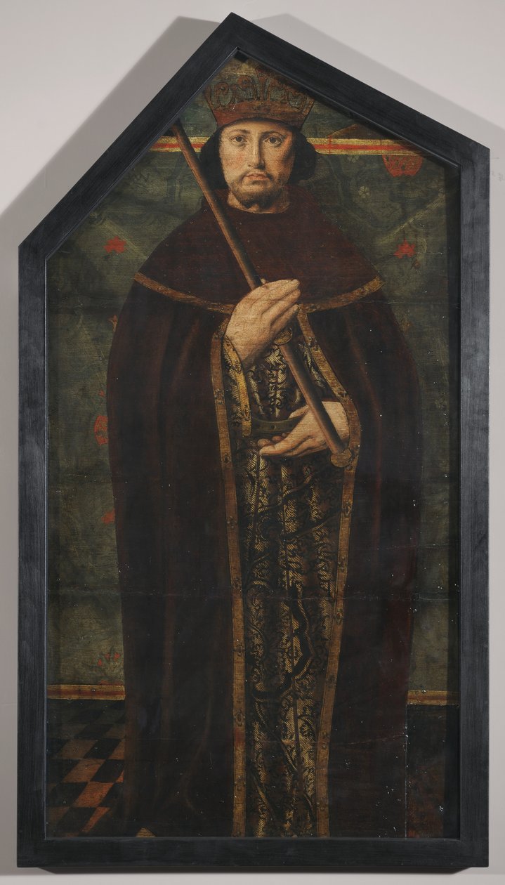 Saxon King, c.1515 (olej na dubových deskách) od English School