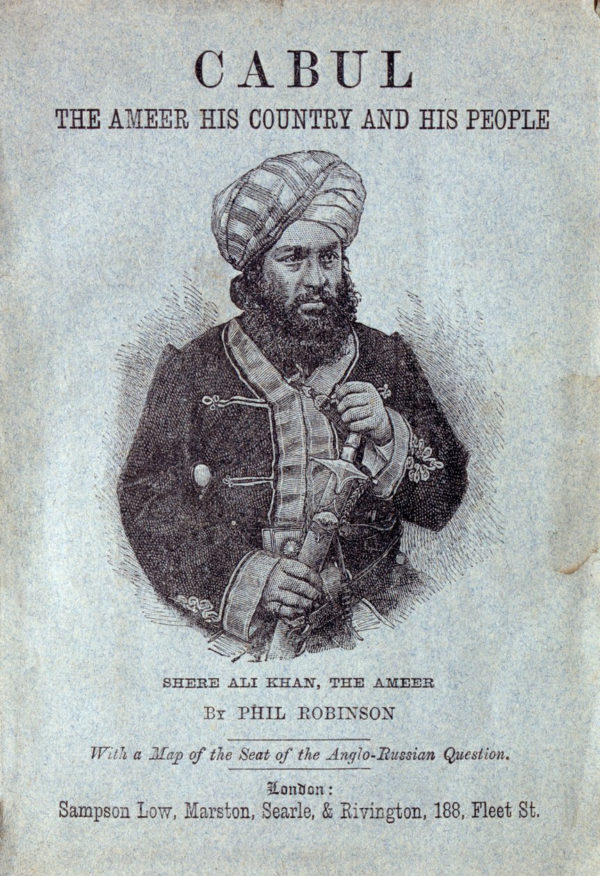 Shere Ali Khan, Ameer of Afghánistán, 1878 od English School