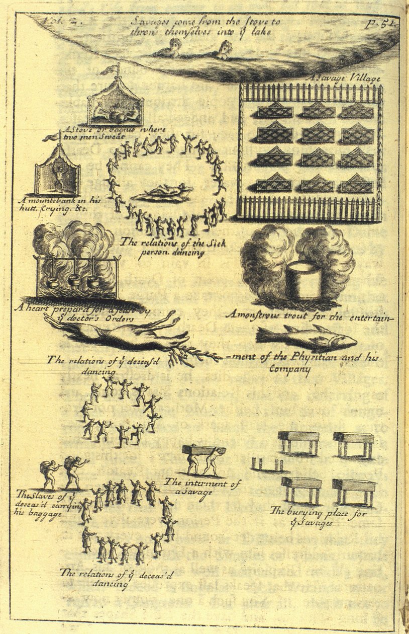 Rituály nemoci a smrti, 1703 od English School