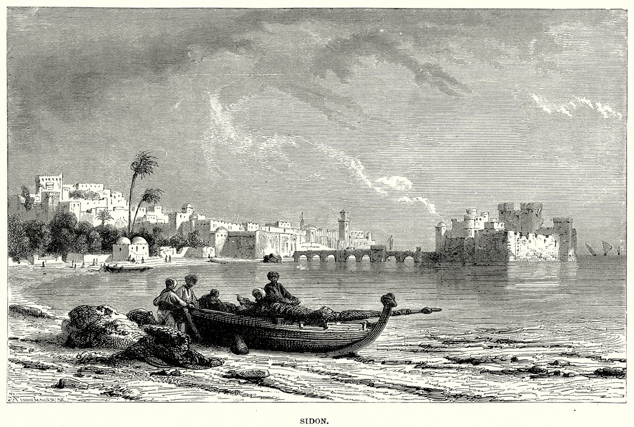 Sidon (rytina) od English School