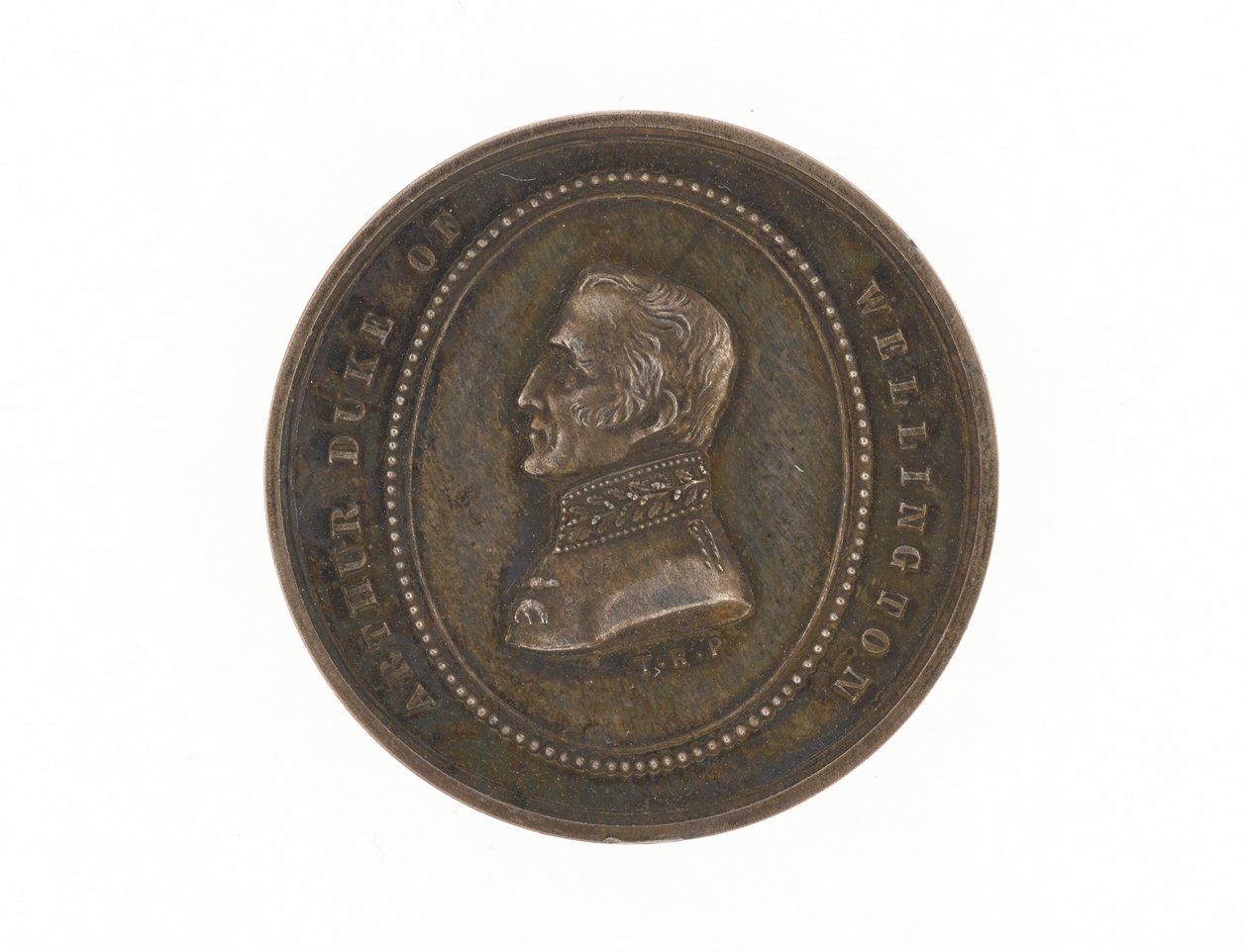 Stříbrná medaile připomínající smrt vévody z Wellingtonu, 1852 od English School